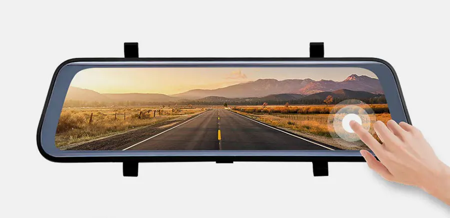 Olysine 1" зеркало заднего вида 4G Android 8,1 DVR ADAS Dash Cam gps навигация Wifi Автомобильная камера Full HD видео рекордер Удаленный просмотр