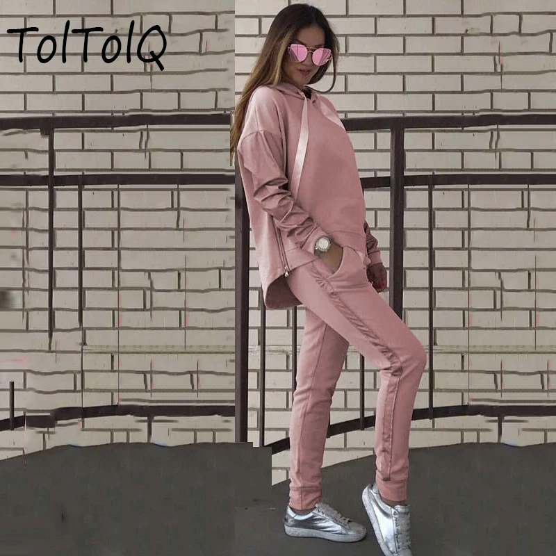 

2019 Autumn Suit Street Leisure Sexy 2 Piece Set Tracksuits Club Sweat Short And Pants Suits Winter Long Sleeve Autumn Suits