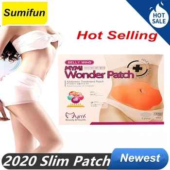 

10 Pcs / 2 Box Weight Loss Slim Patches Effective Lose Weight Navel Stick Patch Burning Fat Slimming Cream Safe
