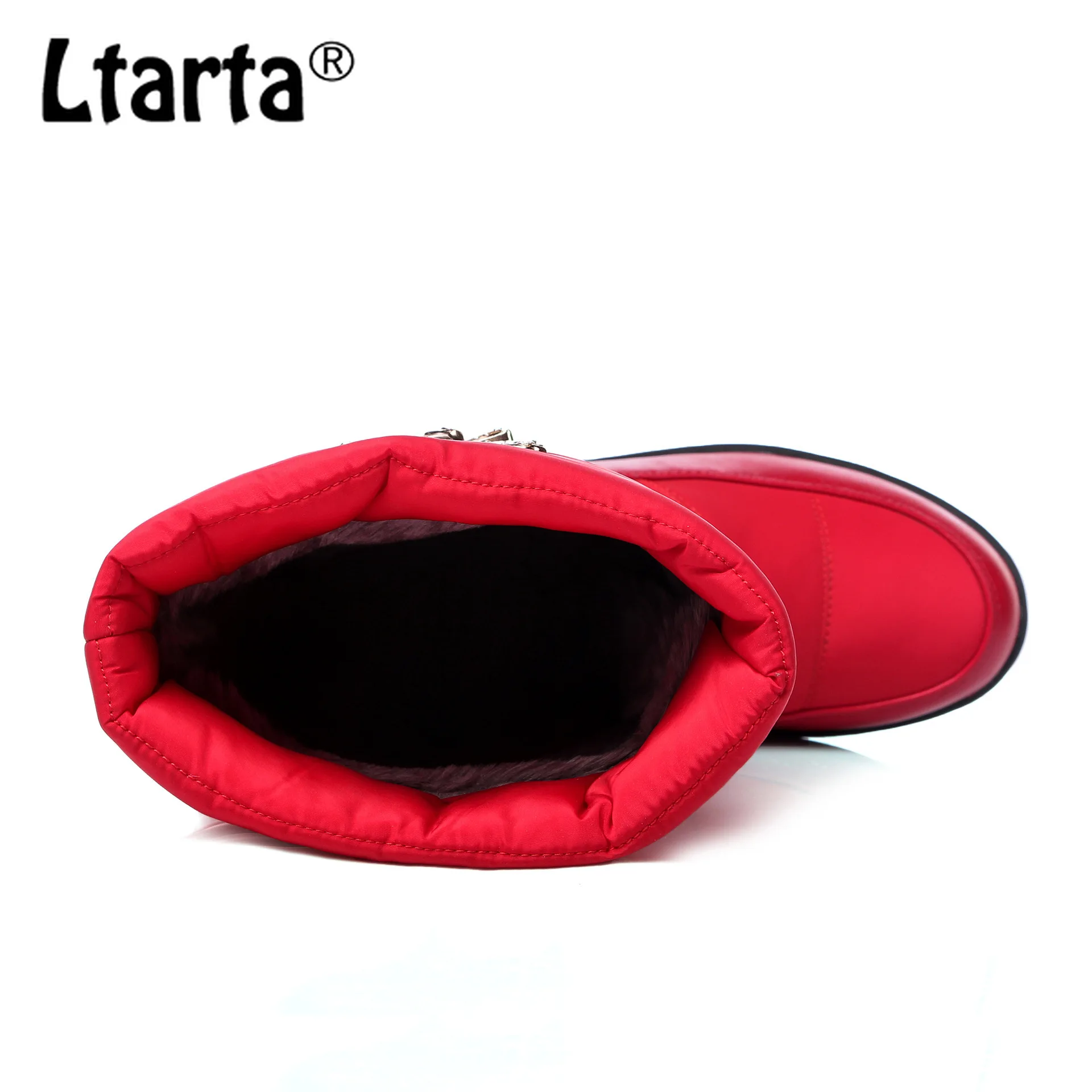 LTARTA/; непромокаемые зимние сапоги на пуху; женская бархатная обувь из хлопка; теплые пикантные зимние толстые кашемировые сапоги; HX-75