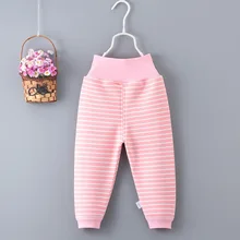 Розничная, Детская Одежда Осенние штаны в полоску для маленьких мальчиков и девочек