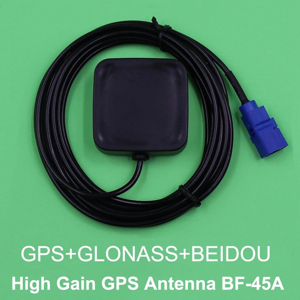 

External GPS Antenna Beidou GLONASS antenna, Active patch ceramic antenna,High gain GNSS antenna Fakra connector,3m cable BF-45A