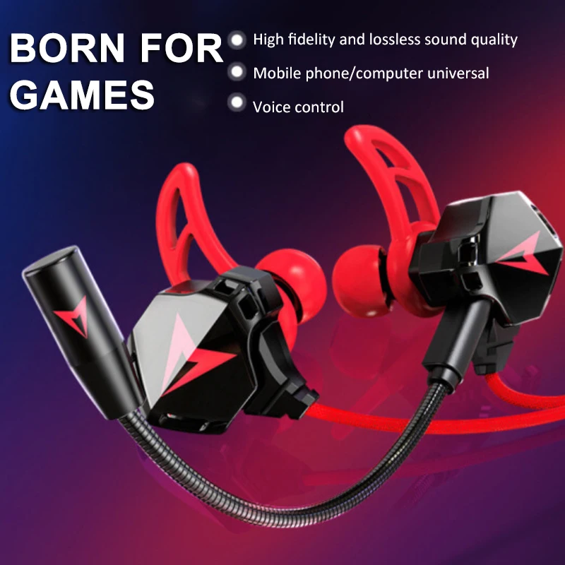New Type C 3 5mm In Ear Wired Call Earphones Gaming Computer Earpiece Earbuds For LG Xiaomi Huawei Iphone Headset