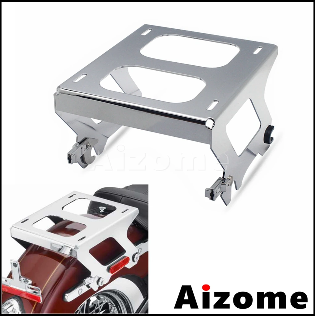 

Motorcycle Solo Seat Rear Detachable Tour Pak Mounting Rack for Harley Softail FLDE FLHC FLHCS FLSL FXBB Tour Pack Racks 2018-UP