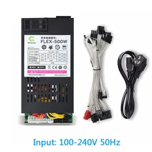 FLEX PC Netzteil 500W 1U Kleine NETZTEIL Volle Module Desktop Computer FLEX Quelle Für ITX MINI Fall S3/K39/A4 Freies Verschiffen F