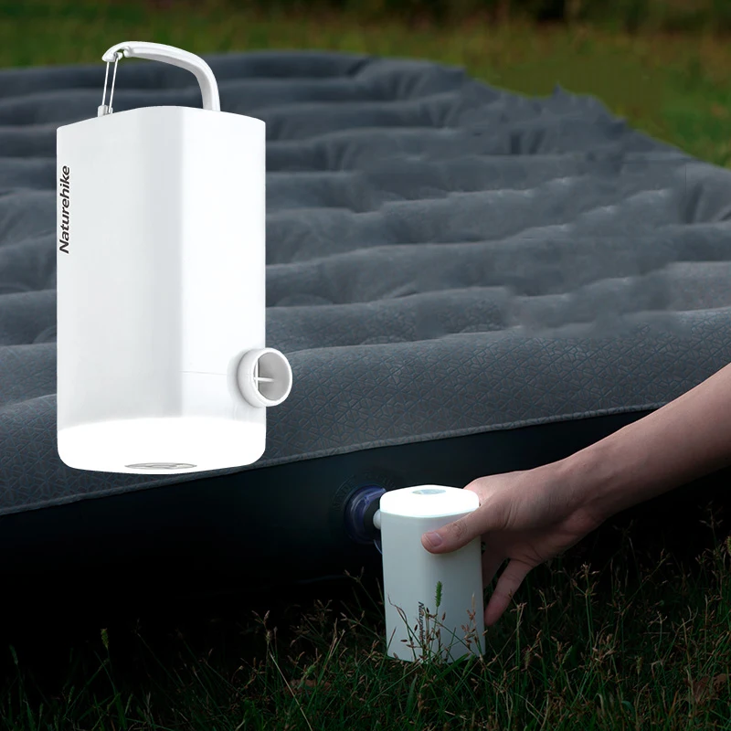 Многофункциональный воздушный насос Naturehike 3 в 1 USB зарядка светодиодный