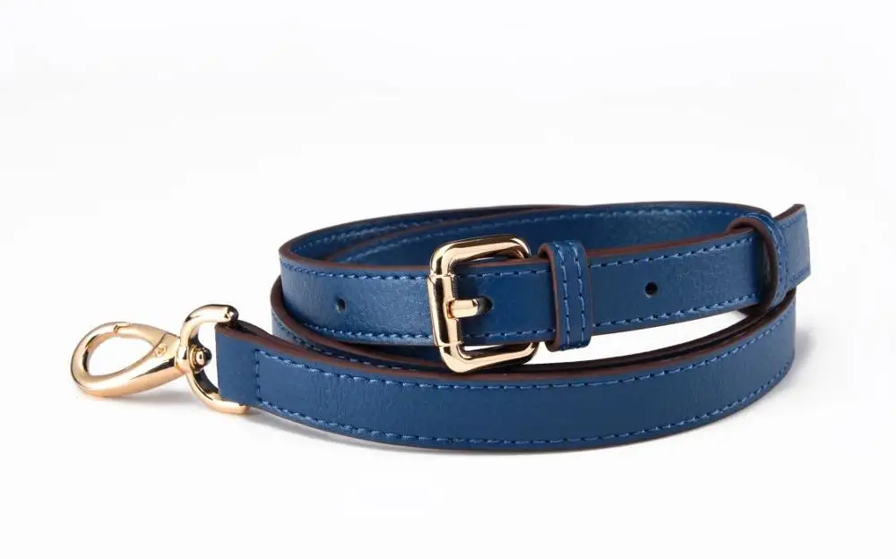 1.8CM blue 1,2/1,8 см ширина из натуральной кожи подгоняемый Замена крестообразные ремни сумка Аксессуары Золотая Серебряная фурнитура крест узор - Цвет: 1.8CM blue