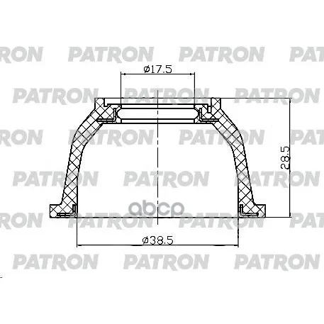 Пыльник Шаровой Опоры Mitsubishi Galant Lancer Legnum Rvr PATRON арт. PSE6404