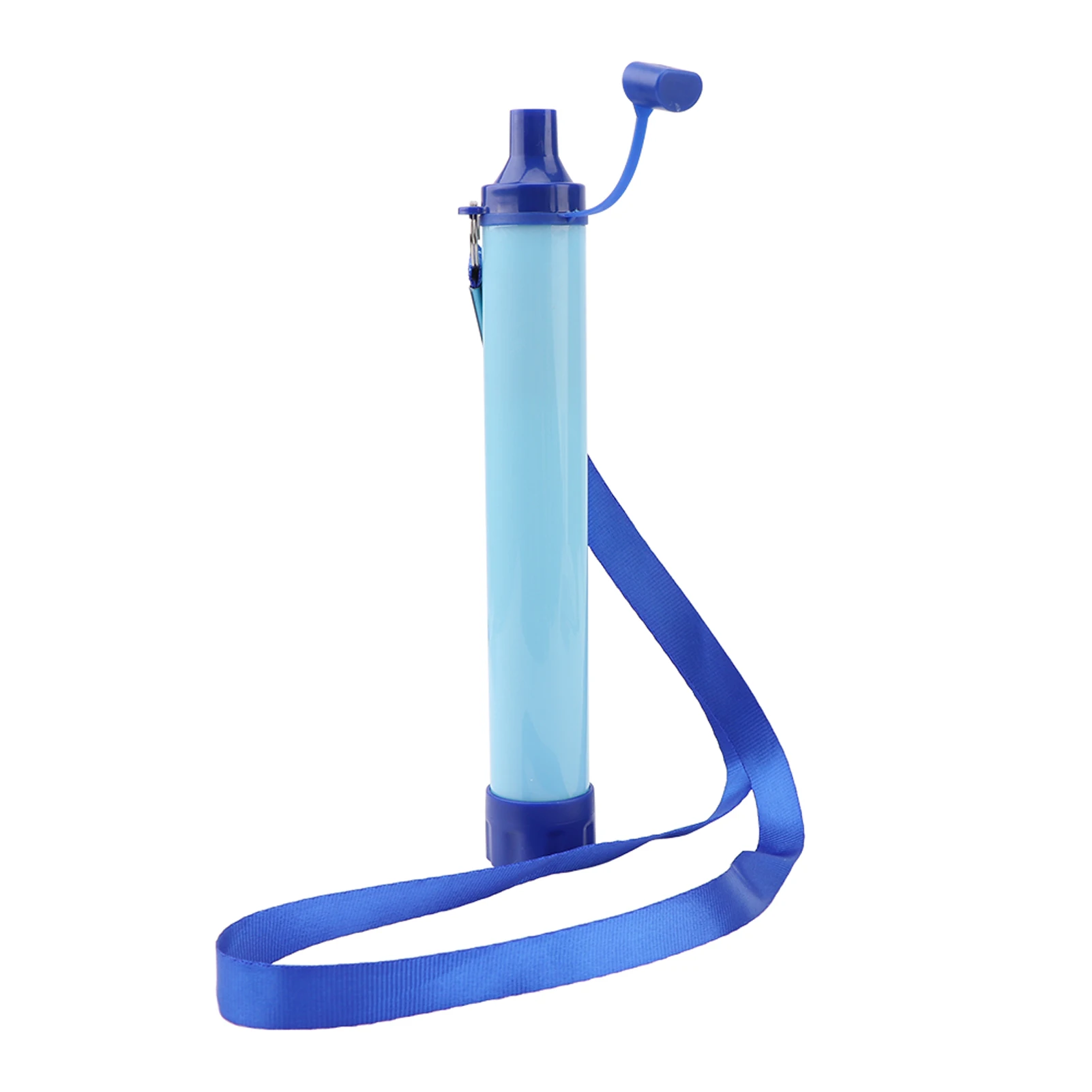 Water Filter Travel Purifier Emergency Hiking Portable Outdoor Camping Drinking With Lanyard Filtration Straw Survival Gear | Инструменты