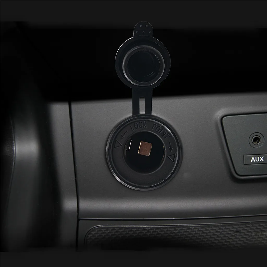 Черный водонепроницаемый 12V мобильный телефон USB зарядное устройство и сигареты адаптеры и зажигалки макс мощность: 240W для телефона# P10
