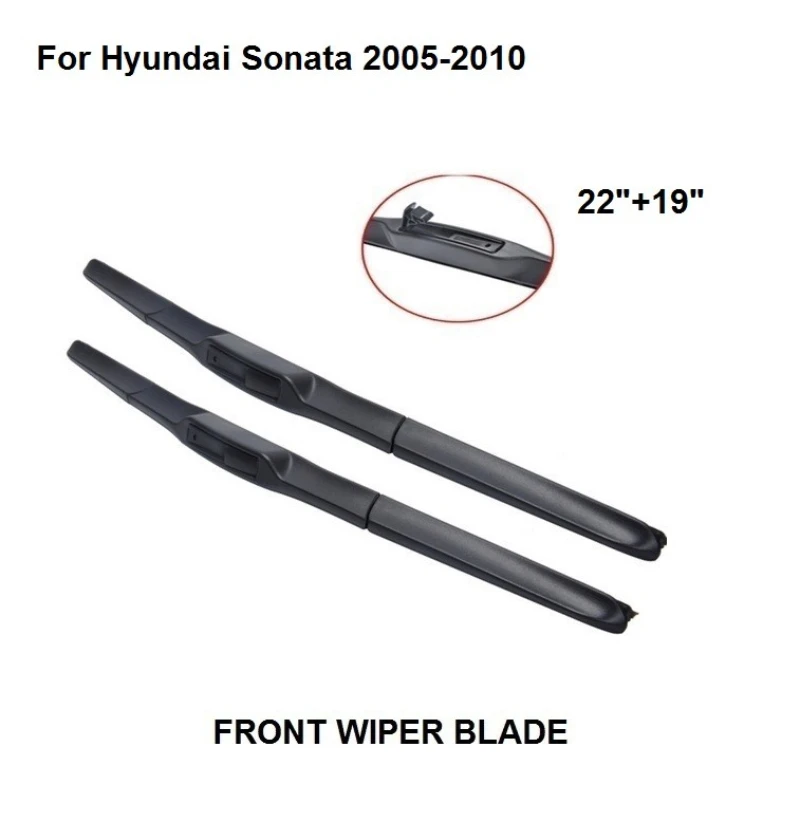 Lâmina dos limpadores do pára-brisas do carro accessaries para hyundai sonata 2005-2010 22