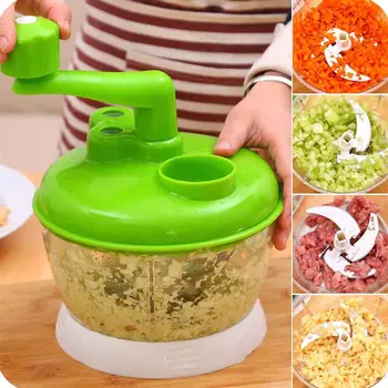 

Kitchen Multifunction Vegetable Cutter Manual Meat Grinder Household Chopper Machine Mincer Moledora De Carne Home Garden BE50MN