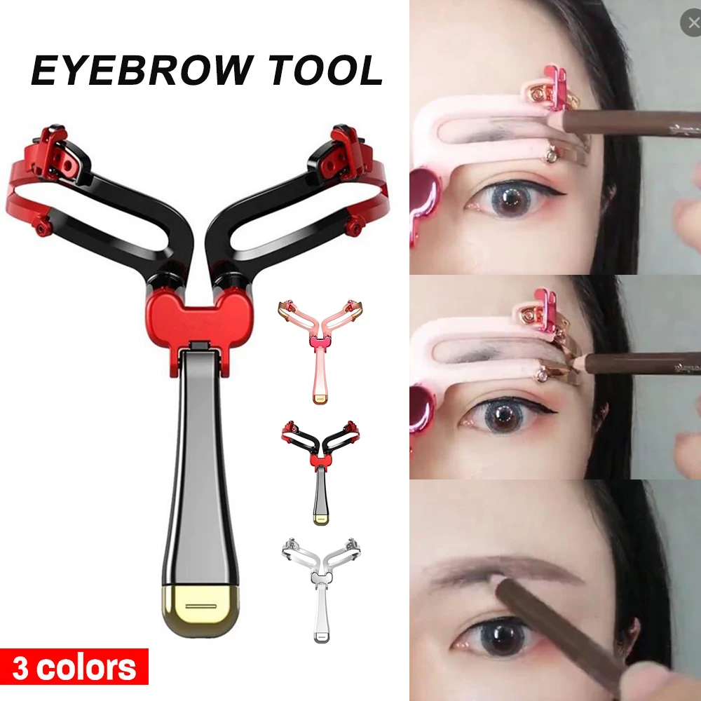 

Newest Adjustable Eyebrow Shapes Stencil Women Girl Casual Eyebrow Mold Makeup Cosmetic Tool Artifact Party Gift 3