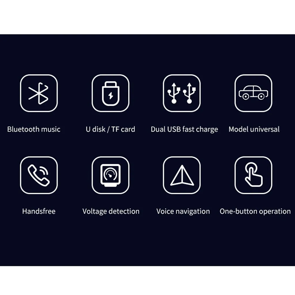 Автомобильное Bluetooth MP3 без потерь качество звука Hands-free многофункциональное автомобильное зарядное устройство Быстрая Зарядка батарея Обнаружение напряжения полезное