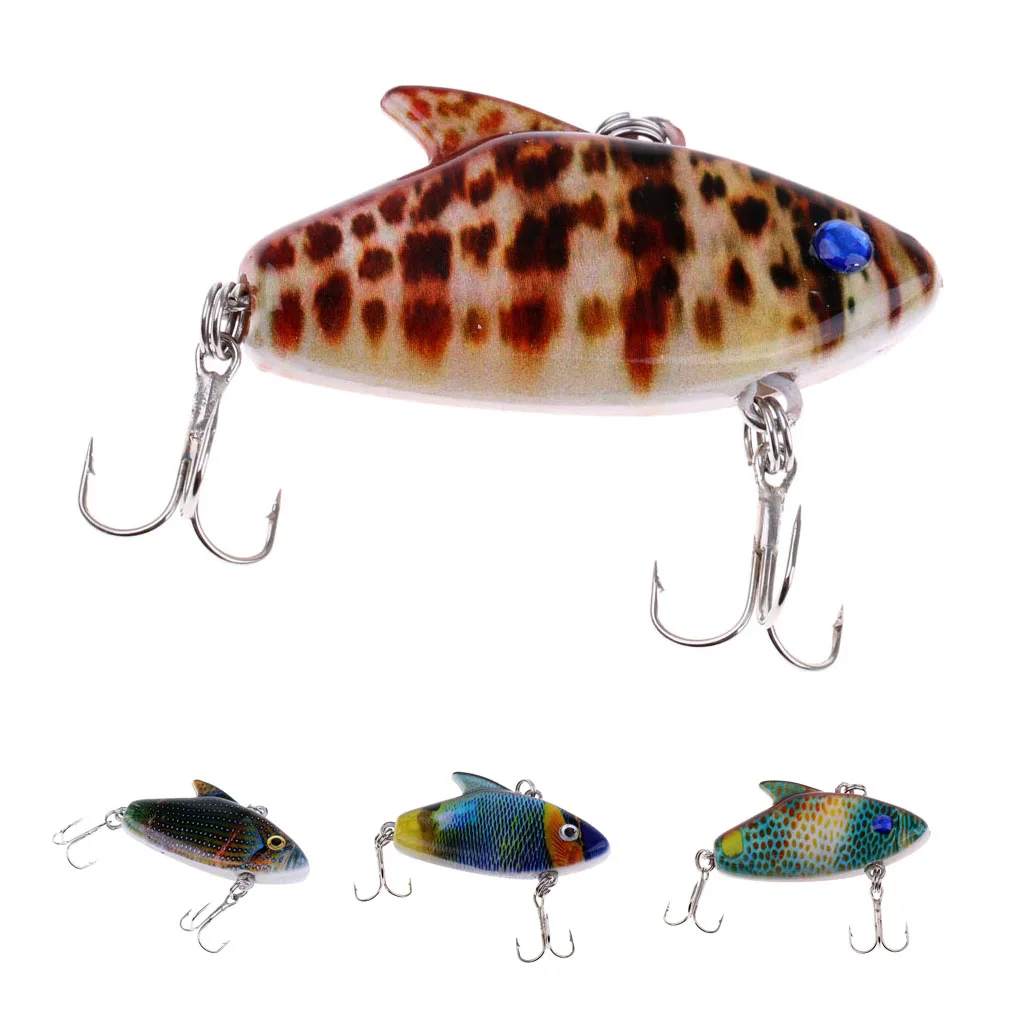 

5.5cm 7.9g VIB Fishing Lures Swimbait Artificial Hard Bait Simulated Squid Crankbait with Treble Hook Pesca Peche Tackle Dropshi