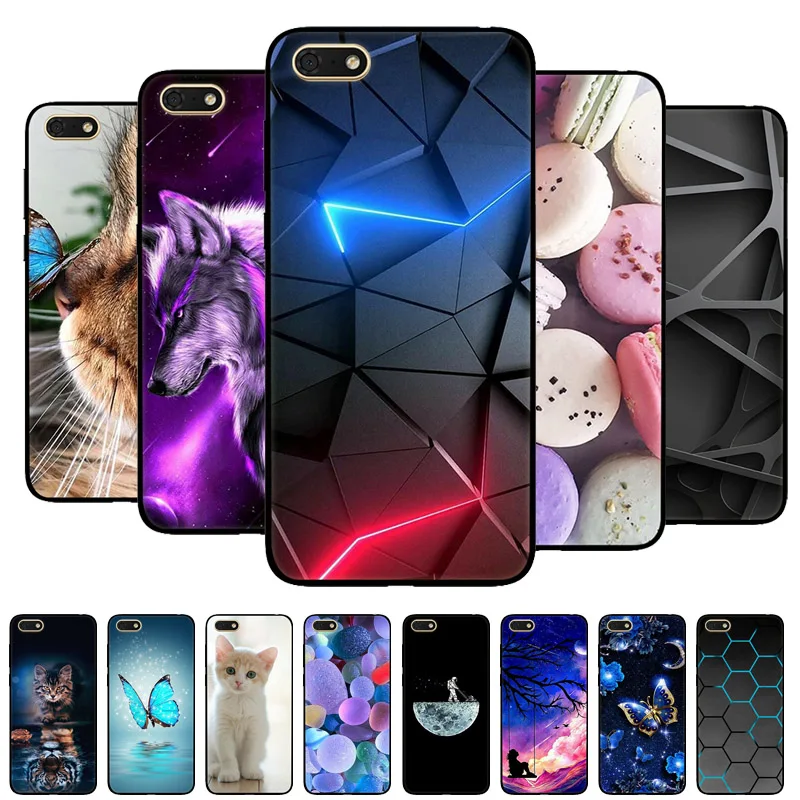 

For Huawei Honor 7A Case 5.45 Soft Silicone Phone Case on for Huawei Honor 7A 7 a DUA-L22 Russian Version Back Cover Honor7A