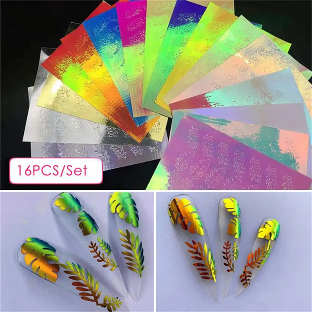 

1/16Pcs DIY Fire Flame Nail Art Stickers Adhesive Decal Decor Manicure Tools
