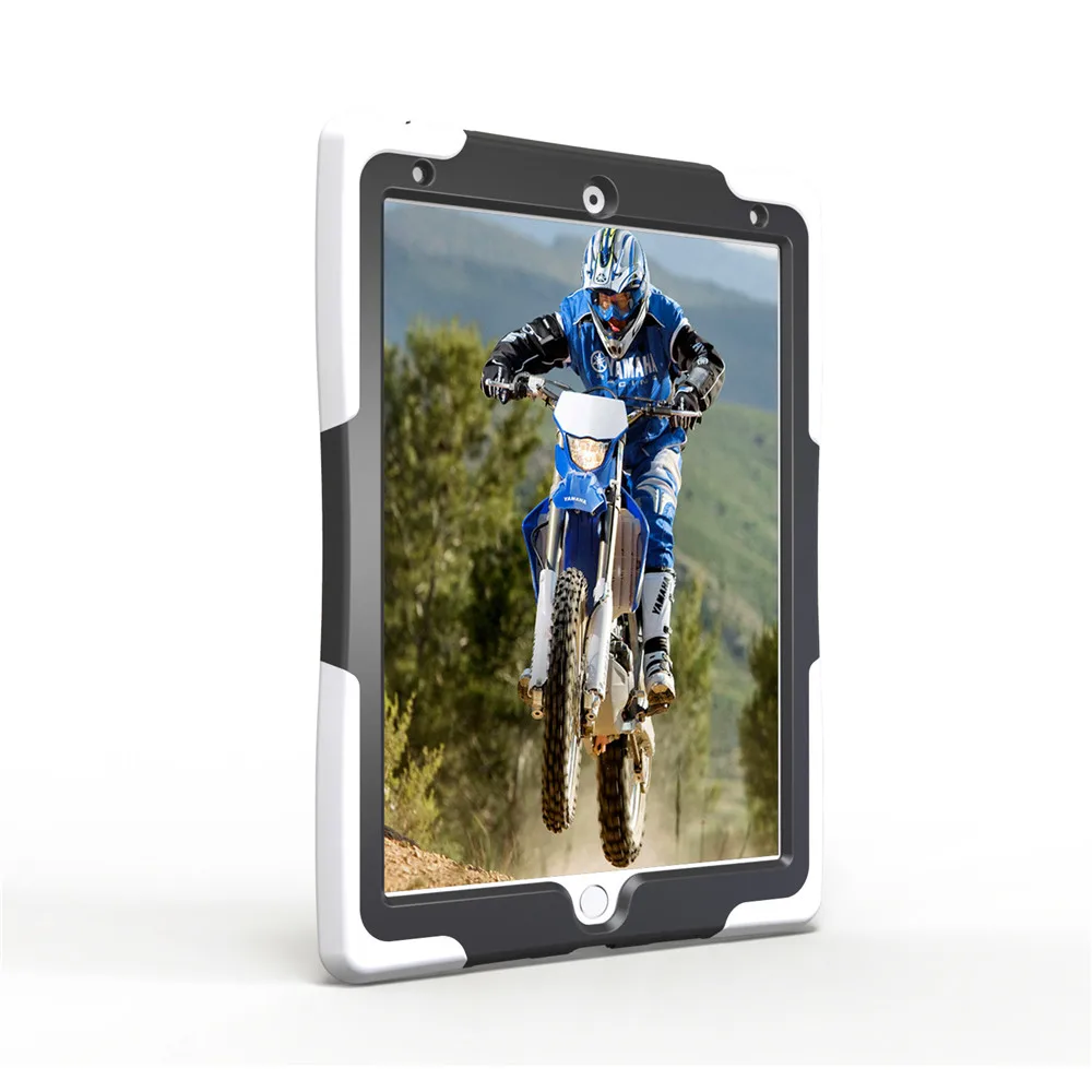 Для iPad Pro 10,5 чехол для планшета противоударный 360 градусов Полная защита ПК+ Силиконовая накладка на планшет с кронштейном