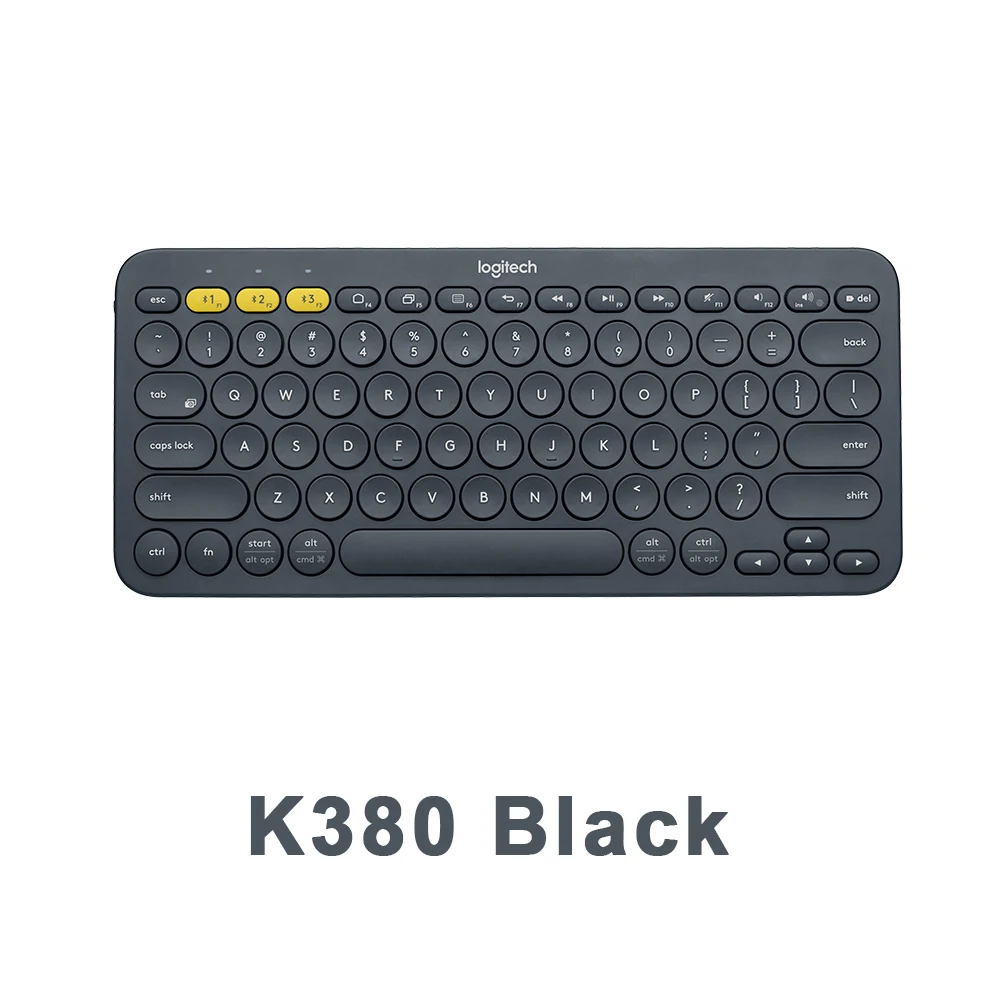 Logitech K380 multi-device Bluetooth wireless keyboard linemate multi-color Windows MacOS Android IOS Chrome OS universal wifi keyboard for pc Keyboards