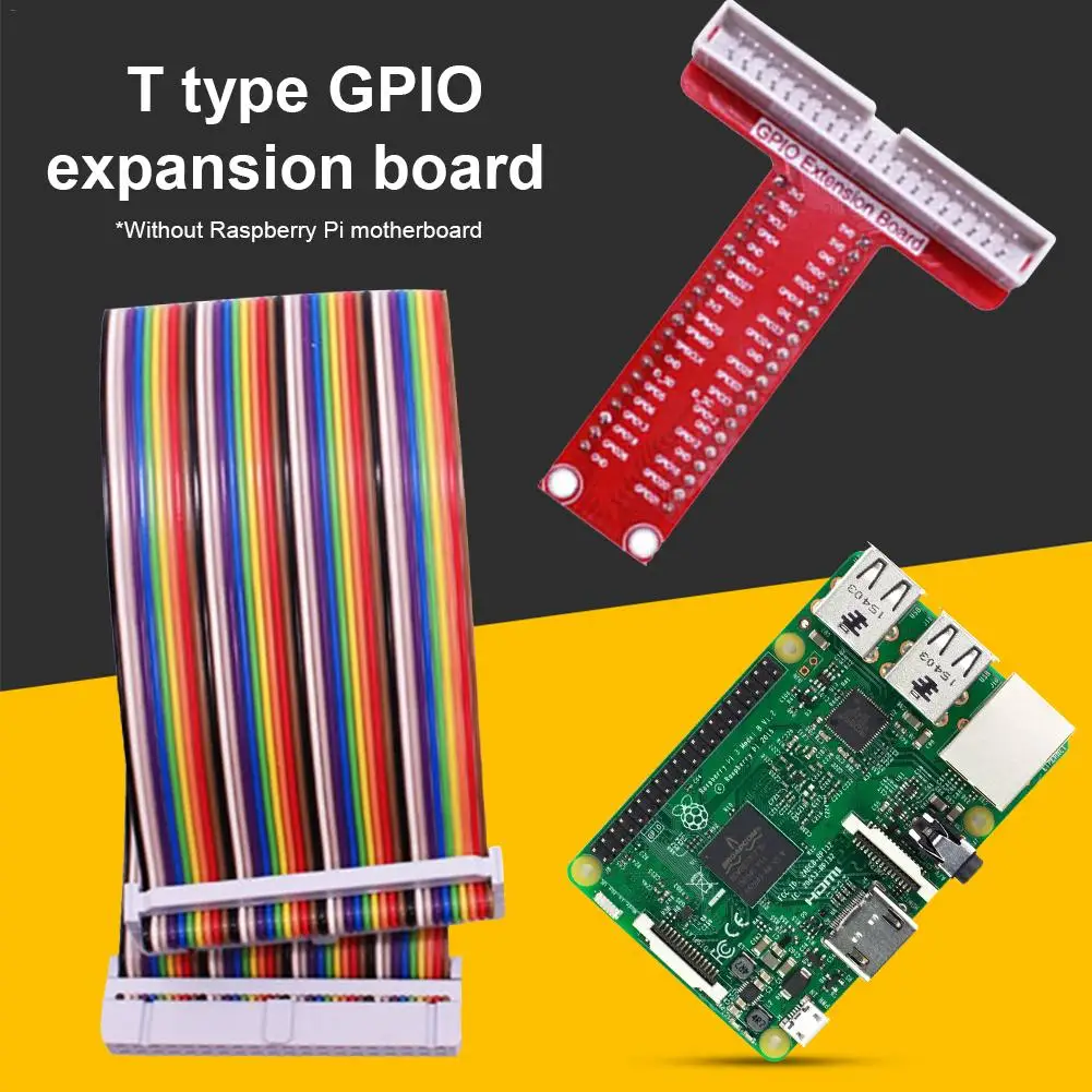 Макетная плата для Raspberry Pi 4B 3B Plus GPIO 40 Pins Расширительная кабель макетная P
