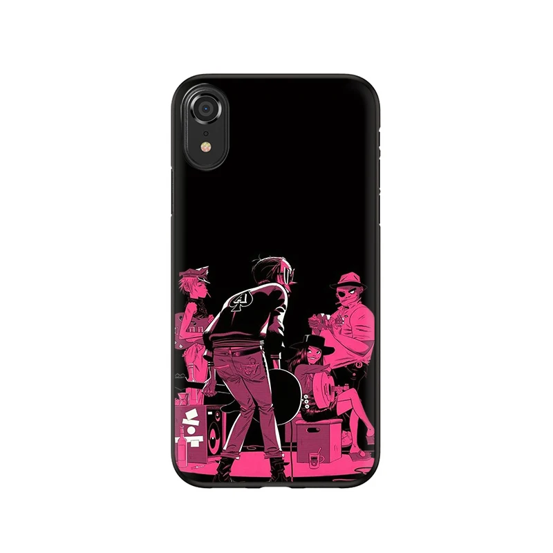 B7 EWAU Gorillaz силиконовый браслет чехол для телефона для Iphone 5, 5s, se, 6, 6s 7 8 Plus X XR XS 11 Pro Max - Цвет: B7