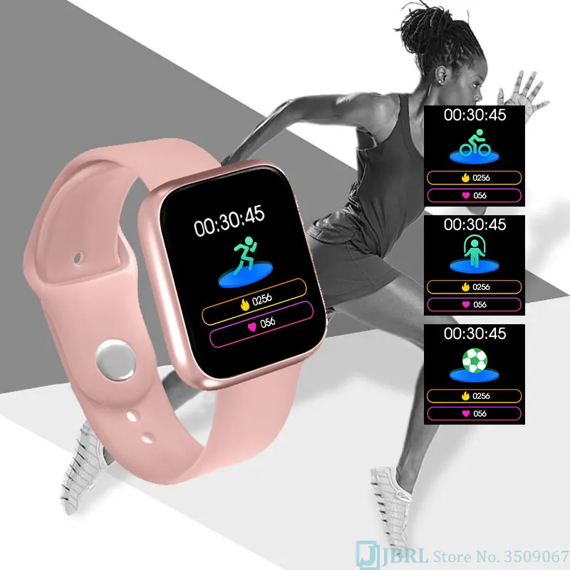  New Smart Watch Women Men Smartwatch For Android IOS Electronics Smart Clock Fitness Tracker Silico - 4000310898004