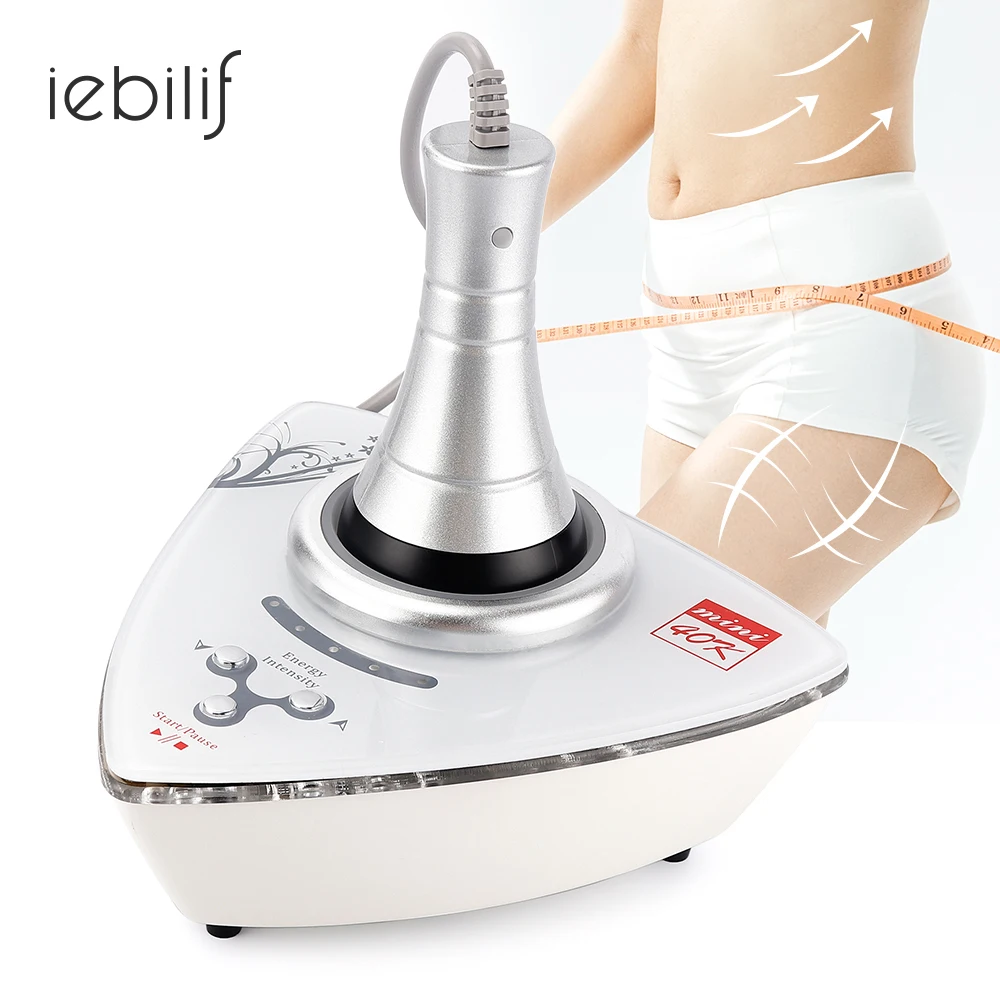 Миниатюрная кавитационная машина 40K для коррекции фигуры устройство похудения