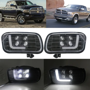 

For 09-12 Dodge Ram 1500/2500/ 3500 Smoke Lens LED Fog Light Fog Lamp