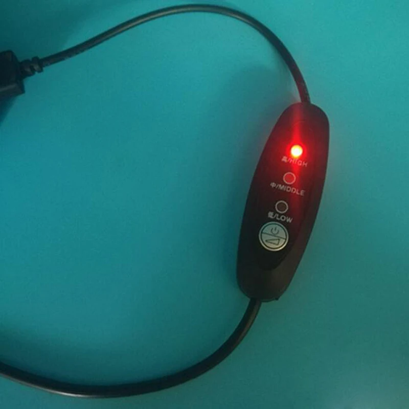 5V Usb DC3.5 трехзубчатая линия регулирования температуры нагревательная маска для