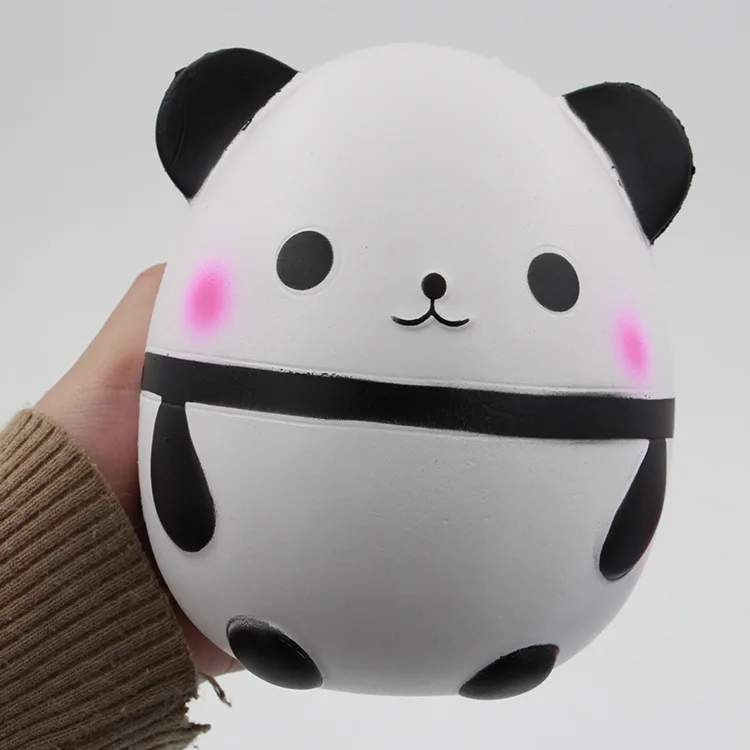 

Amazon Hot Selling Pu Model Memory Foam Large Size Panda Egg Squishy Relaxation Vent Emulate Toy Wholesale