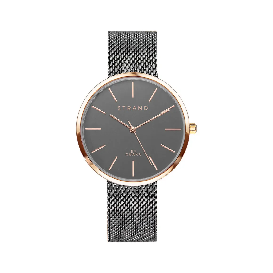 Кварцевые наручные часы Obaku S700LXVJMJ мужские аксессуары на браслет | Наручные