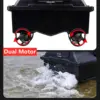 GPS RC Fishing Bait Boat with 3pcs 12000mah Batteries and Bag Auto Cruise 2KG Loading 500M Remote Control Fish Finder Ships 4