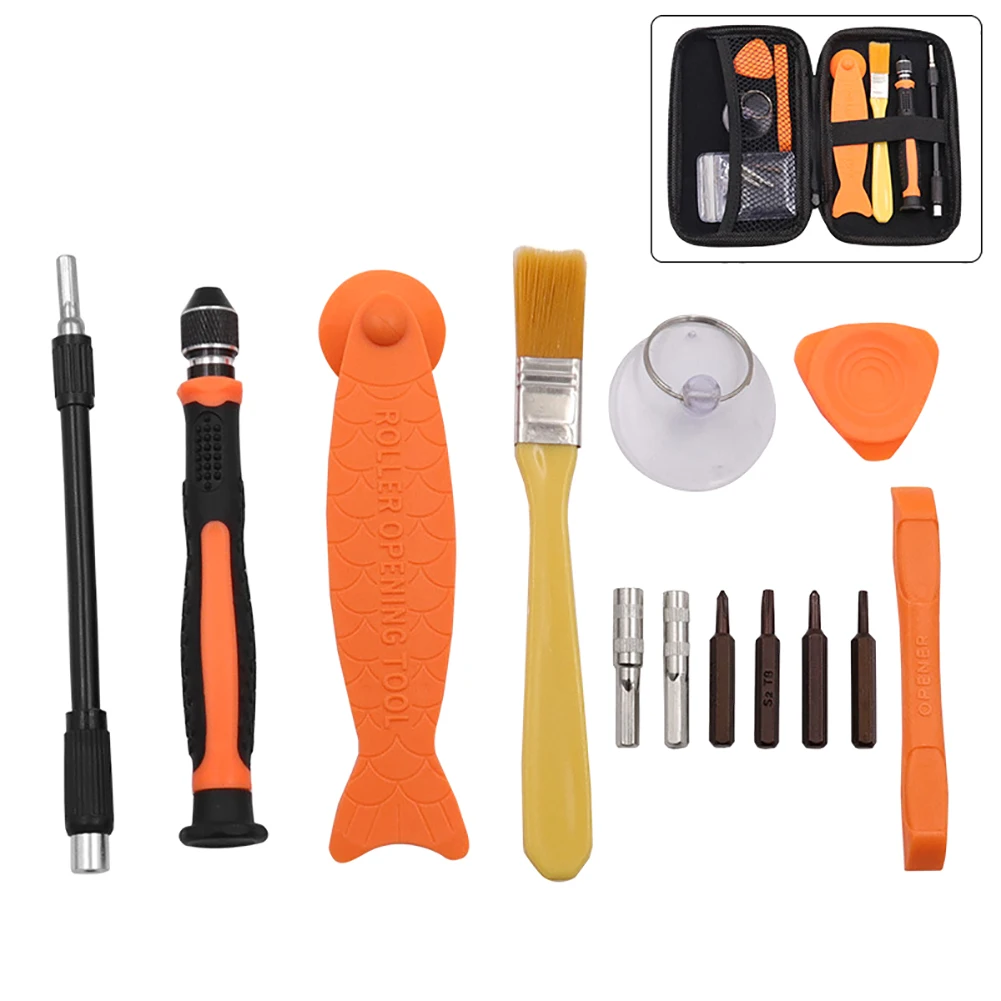 

DIY 14-In-1 Precision Screwdriver Kit Torx Bit Magnetic Bits Opening Pry Bar Cell Phone Laptop Repair Hand Tools Set Dropshiping