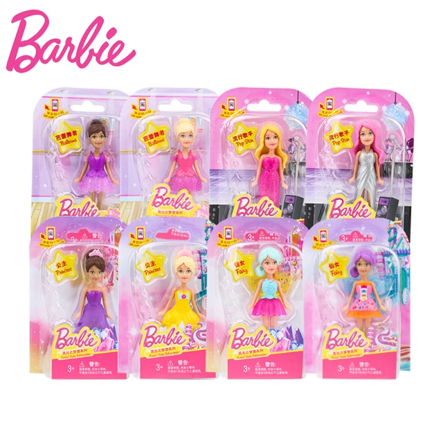 Barbie Mini Dolls Fairy Princess  Barbie Princess Pop Star - Mini Barbie  Doll - Aliexpress