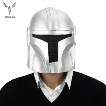 

Waylike Halloween Mandalorian Latex Alien Mask Star Wars Soldier Cosplay Costumesull Face Mask For Party Games Halloween Mask