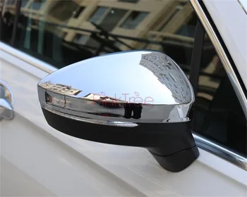 

For Volkswagen VW Tiguan 2017 2018 Chrome Silver Color Side Wing Door Mirror Cover Car styling Accessories