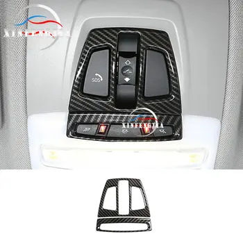 

For BMW 1 2 3 4 Series 3GT F20 F22 F30 F34 F36 13-19 Carbon Fiber Color Front Reading Light Lamp Switch Frame Trim