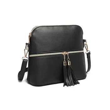 

Miss Lulu Fashion Women PU Leather Look Design Elegant for Ladies Messenger Bags Crossbody Bags
