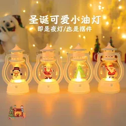 Lanterne de noël en plastique, éclairage Original rétro, petite lampe mignonne pour chambre à coucher, décor d'atmos, lanterne pour bébé, cadeau de noël 