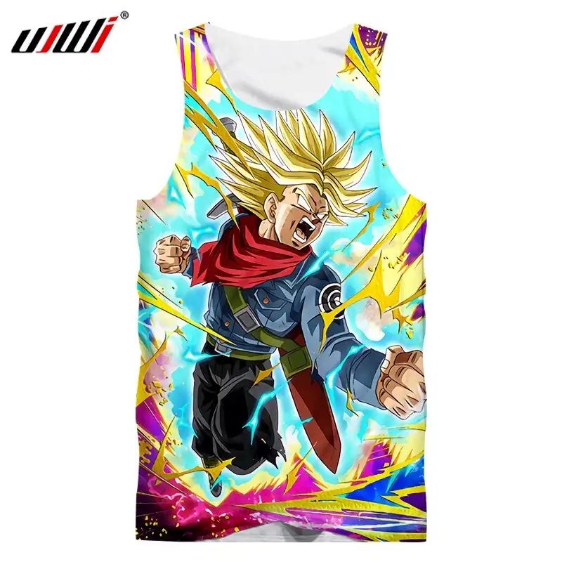 Ujwi Dragon Ball Gym Tank Top Men 3d Bodybuilding Tank Tops Men Anime Tops Mens Vest Fitness Super Saiyan Singlets Aliexpress