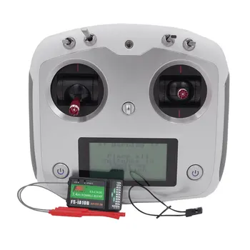 

FS-i6 FS I6 2.4G 6CH RC Transmitter Controller FS-IA6B or FS-IA10B Receiver Neutral Plastic For RC Drone Helicopter Airplane /