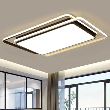 

Acylic Ceiling Lights Square Rings For Living Room Bedroom Home AC85-265V Modern Led Ceiling Lamp Fixtures lustre plafonnier
