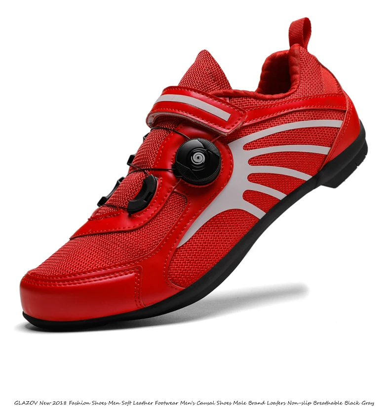 Men Women Road Riding Racing Shoes Outdoor Breathable Cycling Profession Bicycle Shoes Self-Locking Sport MTB Shoes Size 36-45
