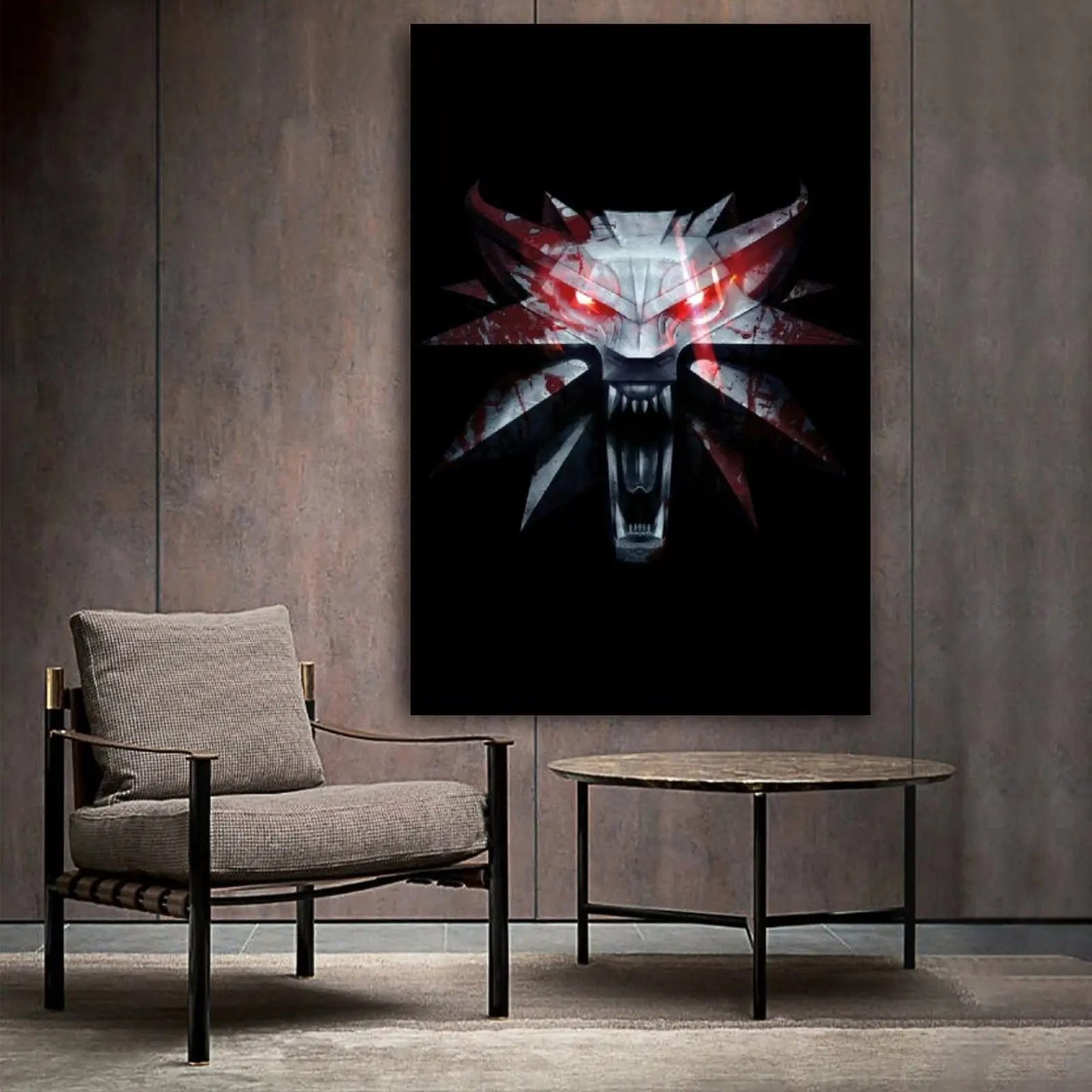 

Wild Hunt Characters Medallion Poster Decorative Painting Canvas Wall Art Living Room Posters Bedroom Painting