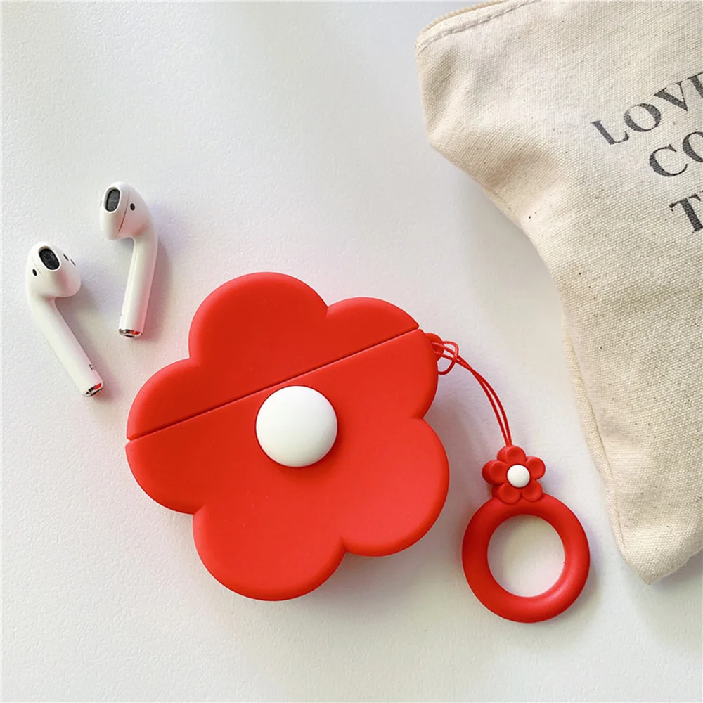 Для AirPods чехол с 3D милым рисунком Дамбо кактус камера наушники чехол s для Apple Airpods 2 забавные привидения аксессуары Защитная крышка - Цвет: GJ0697