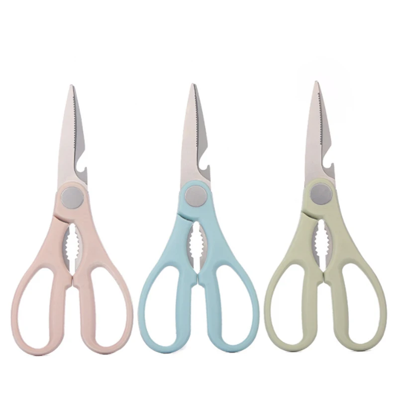 

Multi-function Stainless Steel Poultry Kitchen scissor Nutcracker Bottle opener Bone Cutter Cook Tool Shear Cut