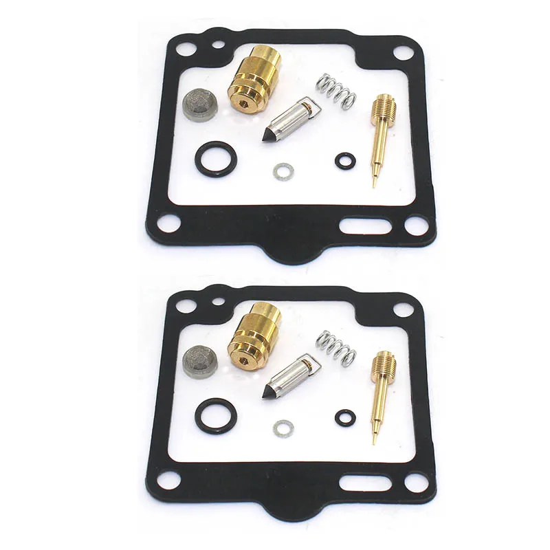 for yamaha XV750 Virago XV1100 XV 750 1100 4FY 3LP Motorcycle carburetor repair kit floating needle seal parts - Цвет: 2sets