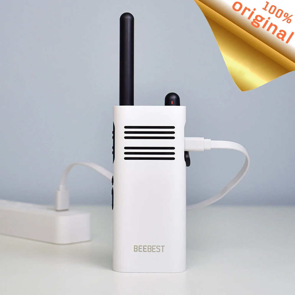 Переносные рации Youpin BeeBest A208 5 Вт 1 км 2000 мАч двухстороннее радио на английском