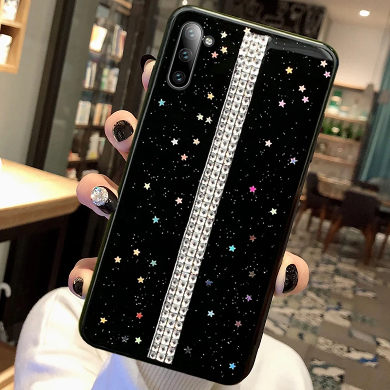 Белое платье с бриллиантами чехол со звездами для samsung Galaxy A9 A7 A8 плюс J7 J3 J2 Pro 2018 S10 5