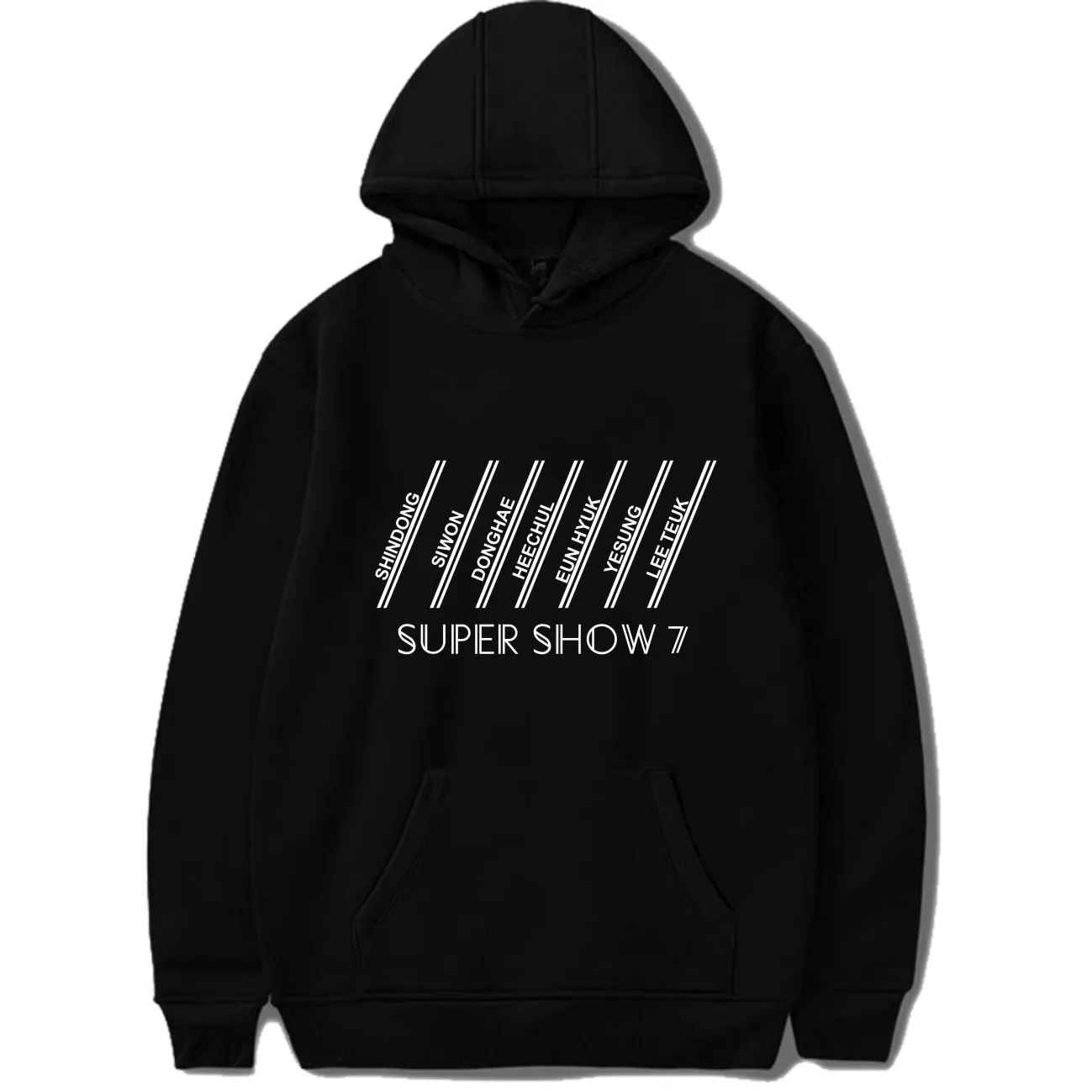 

SUPER JUNIOR Seven Tour Concert SUPER SHOW 7 hooded sweatshirt men women version of the tide kpop 2019 new Hoodies Sweatshirt